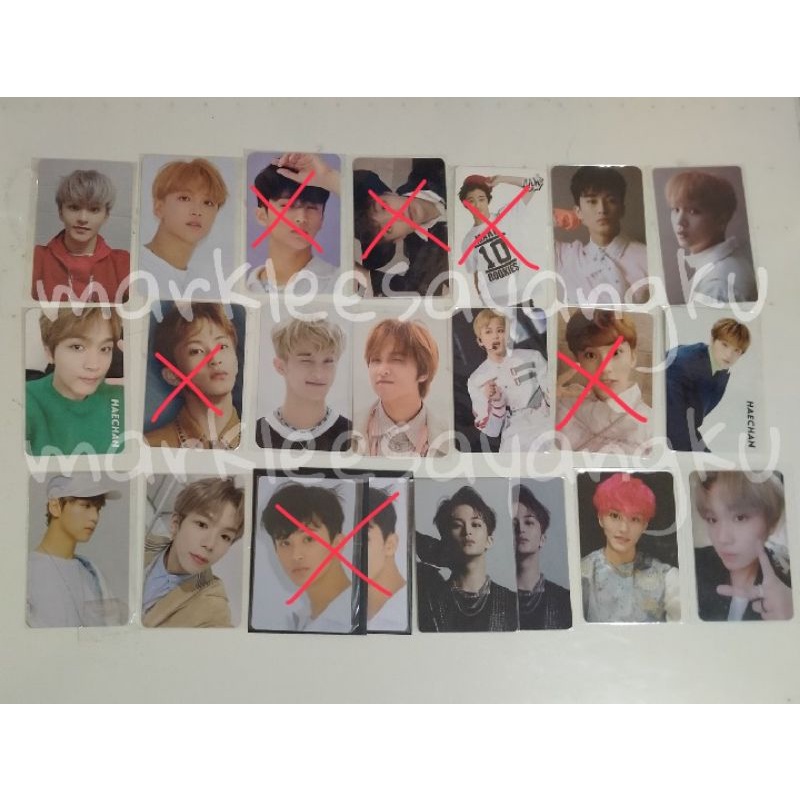 mark haechan photocard wgu depature kihno superone superhuman