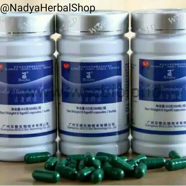 Termurah Obat Pelangsing Badan biolo WSC GMP Asli Herbal ori