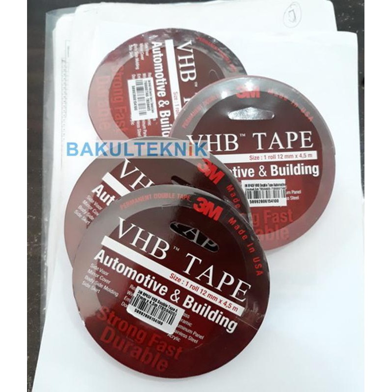

Paling Dicari] Isolasi Dobel Tape 3M Vhb 12Mm X 4.5Meter Original 3M