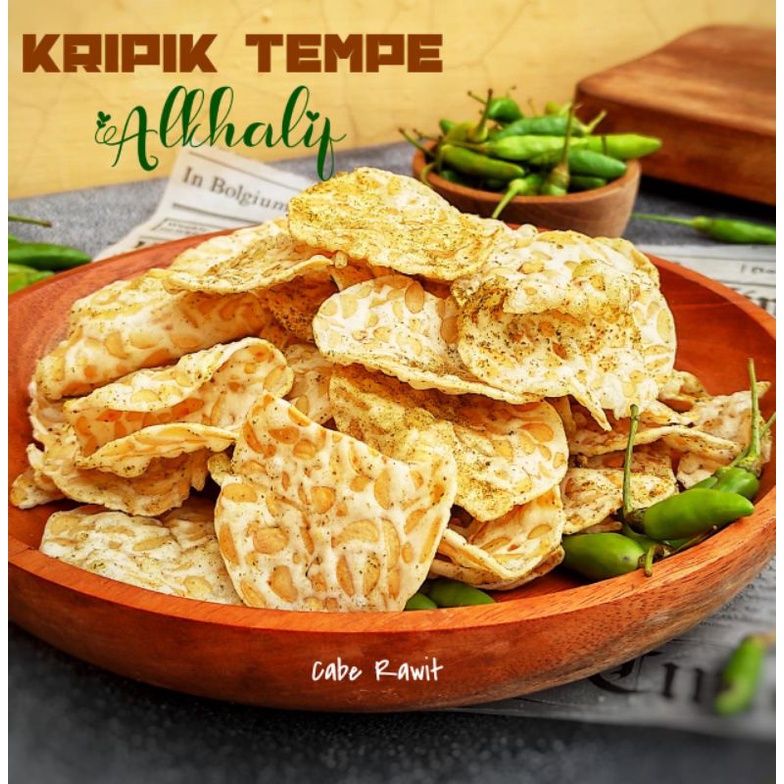 

KERIPIK TEMPE SAGU RAWIT AROMA DAUN JERUK MERK ALKHALIF