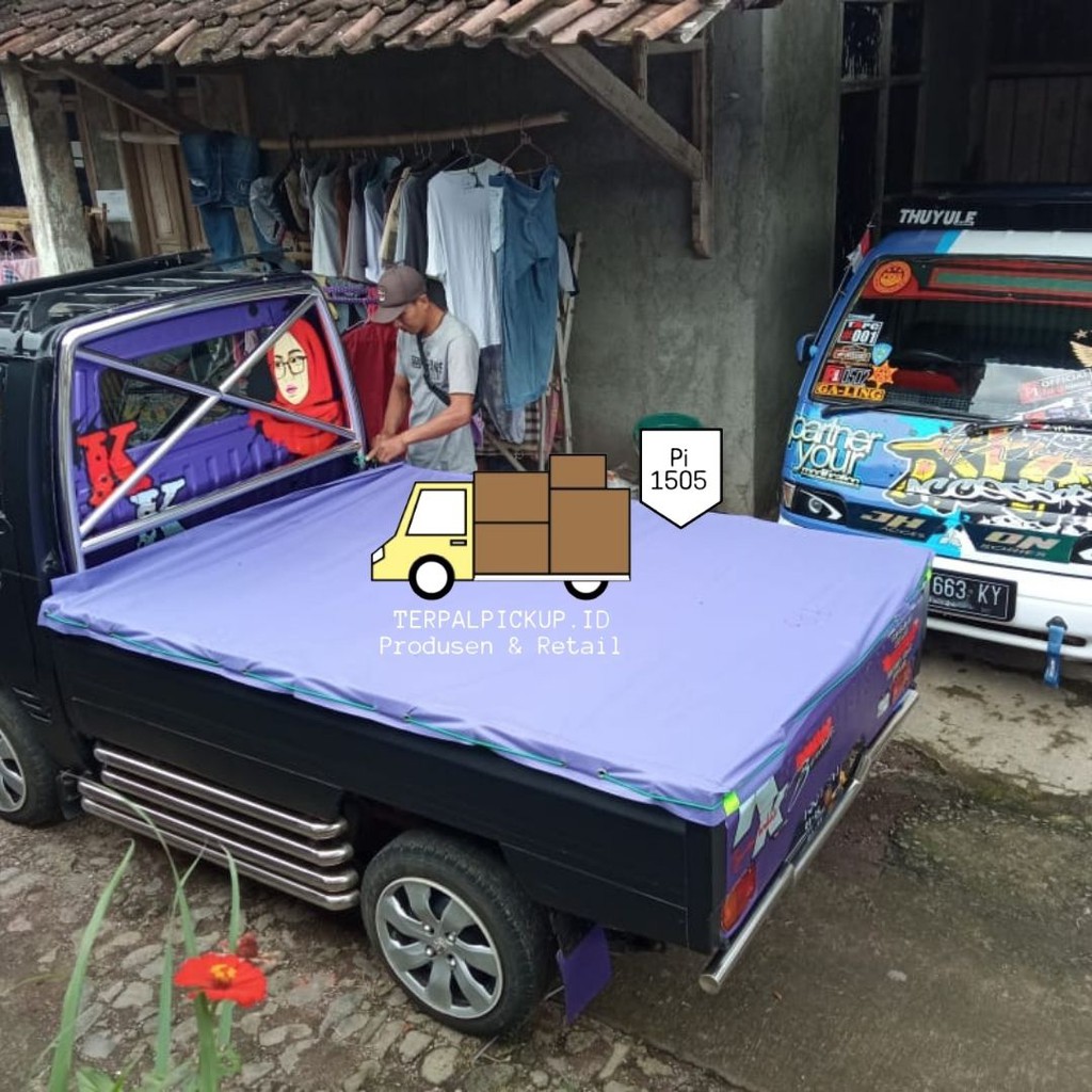 Terpal Cover Mobil Bak Pick Up Variasi Aksesoris Pickup Carry Futura T120SS