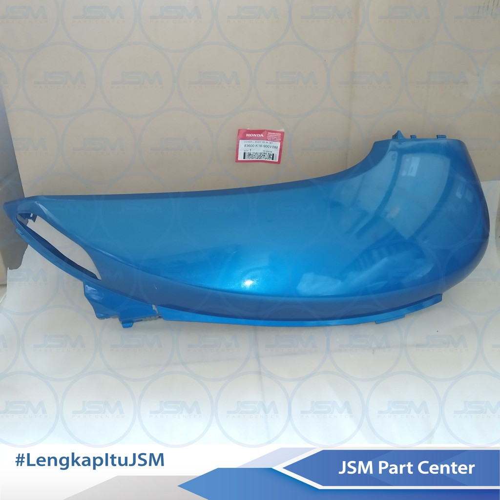 COVER BODI SCOOPY FI BIRU MUDA KIRI 83600-K16-900VBM