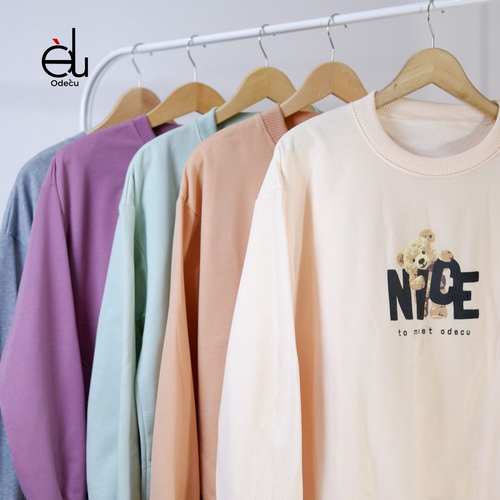 ODECU CREWNECK NICE SERIES SWEATER OVERSIZE WANITA PRIA