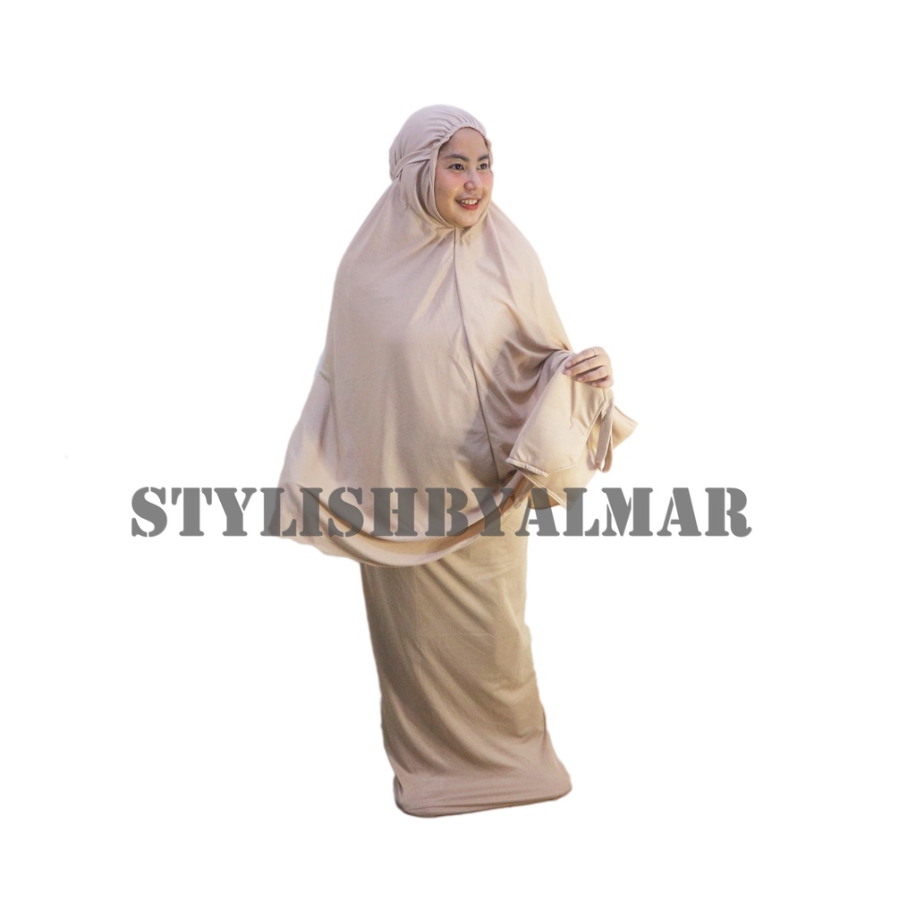 Mukena Polos Katun Travel Hyget Premium Ukuran Dewasa Adem Berkualitas