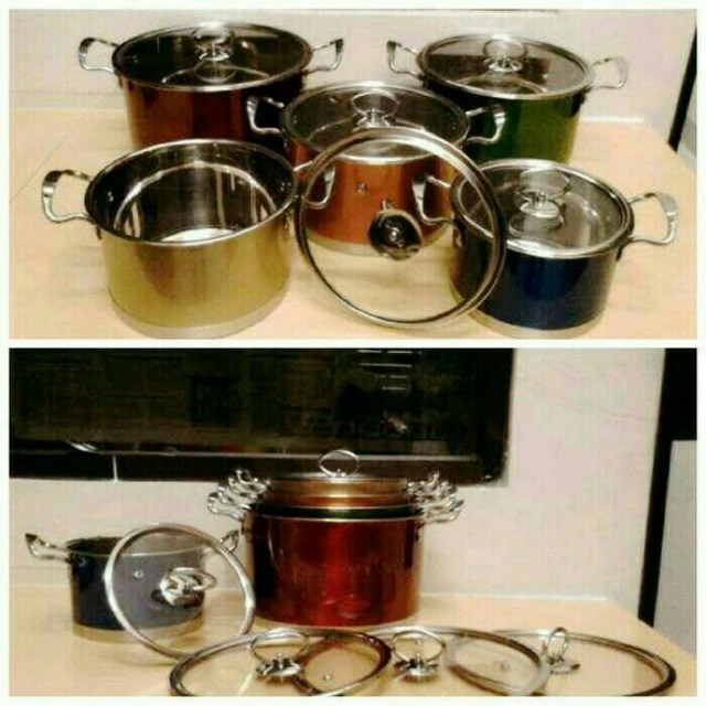 Panci set Korea high pot