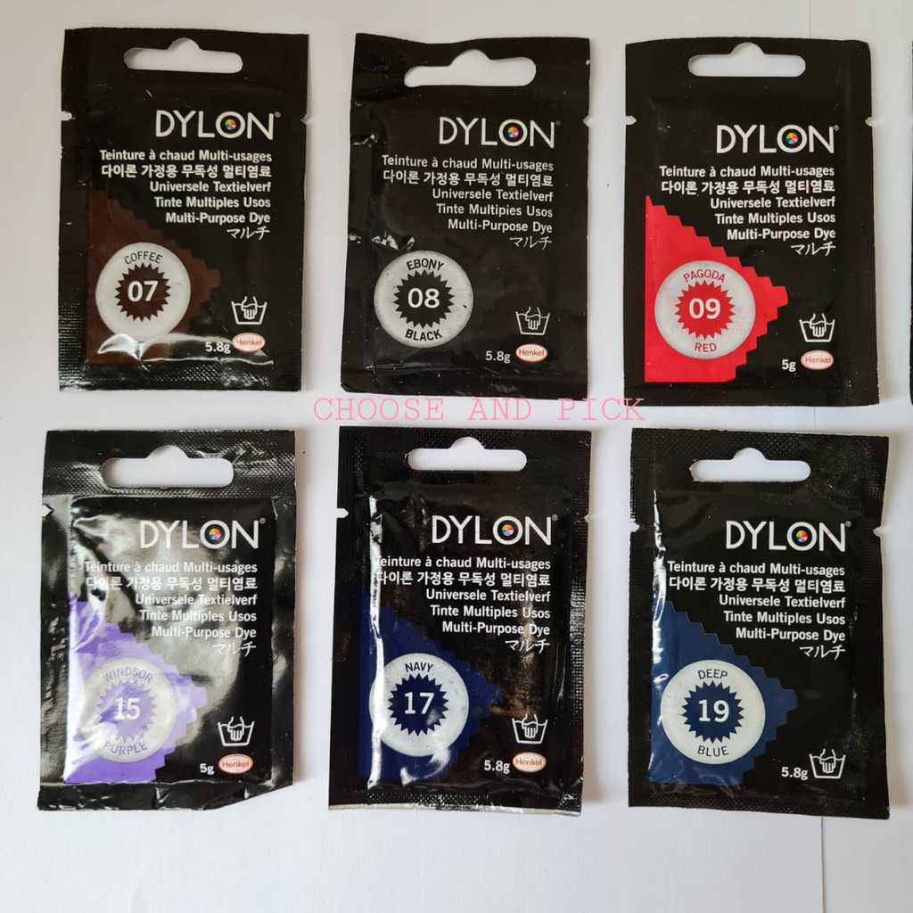 DYLON / DYPRO Pewarna Pakaian / Pewarna Tekstil Merk DYLON / Pewarna Pakaian DYPRO MURAH DAN ORIGINA