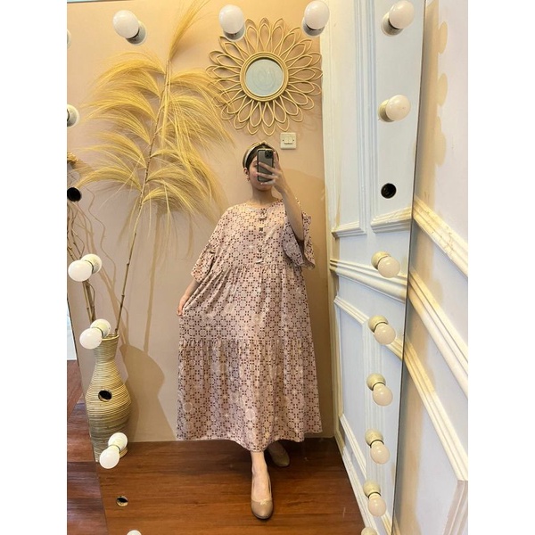 Daster Baloni Daster Jodha Motif Daster Jumbo