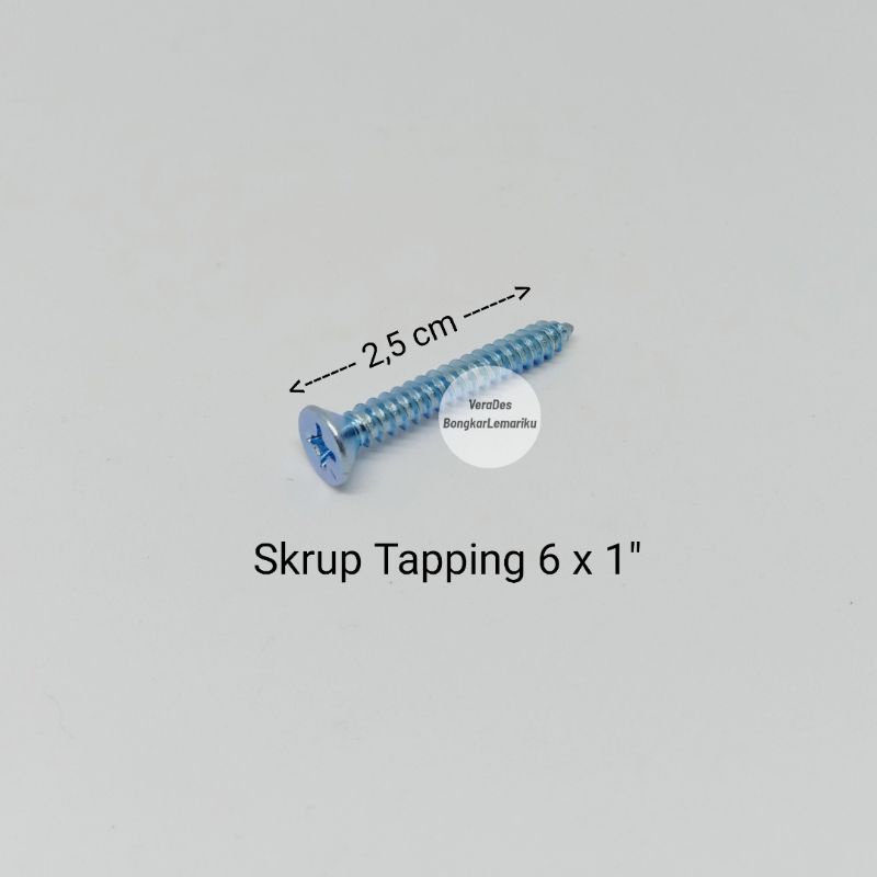 Skrup Tapping 6 x 1&quot;