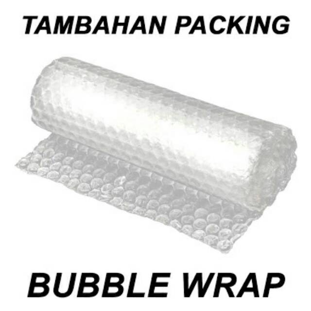 

BUBBLE WRAP TAMBAHAN PACKING WAJIB