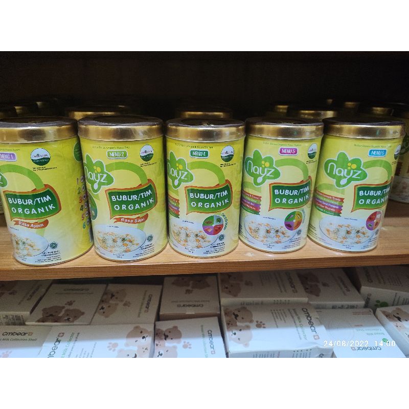 Bubur Beras Tim Bayi Organik/Nayz Kaleng 300gr