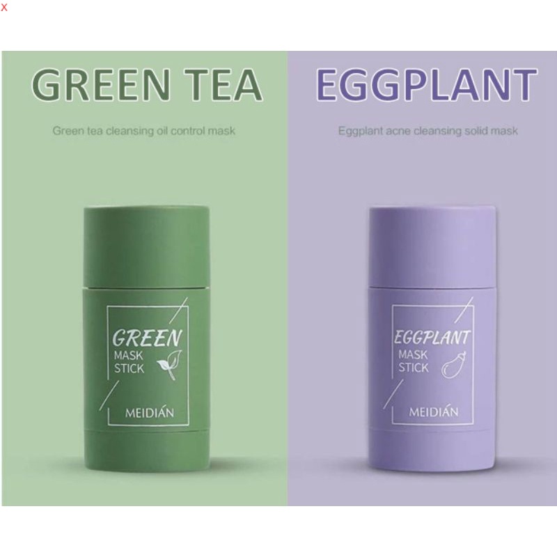 MEIDIAN GREEN TEA STICK MASK EGGPLANT STICK MASK MASKER STIK GREEN TEA
