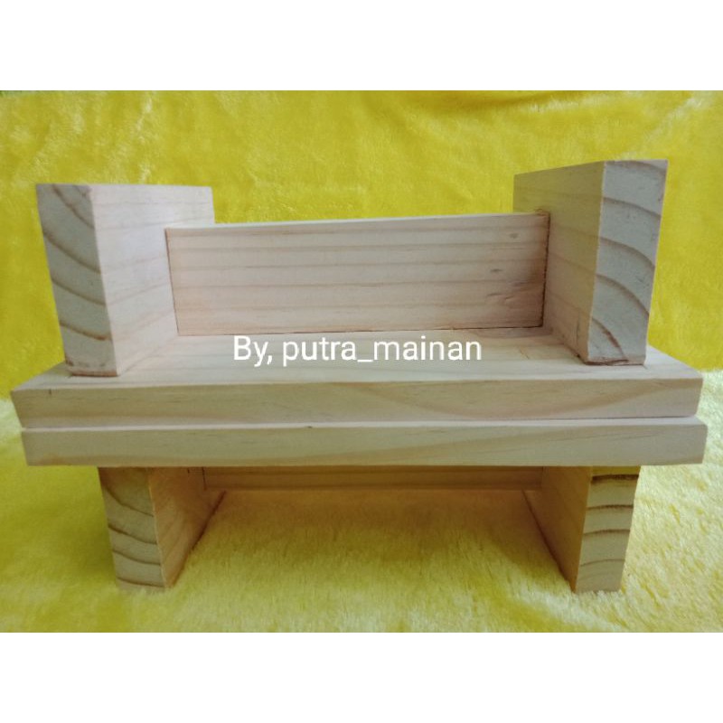 jongkok kayu solid jojodog dingklik kayu terlaris