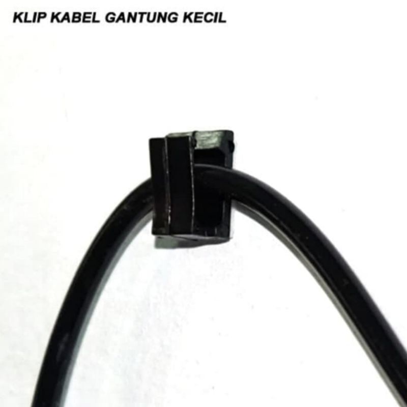 Penjepit klip kabel tempel