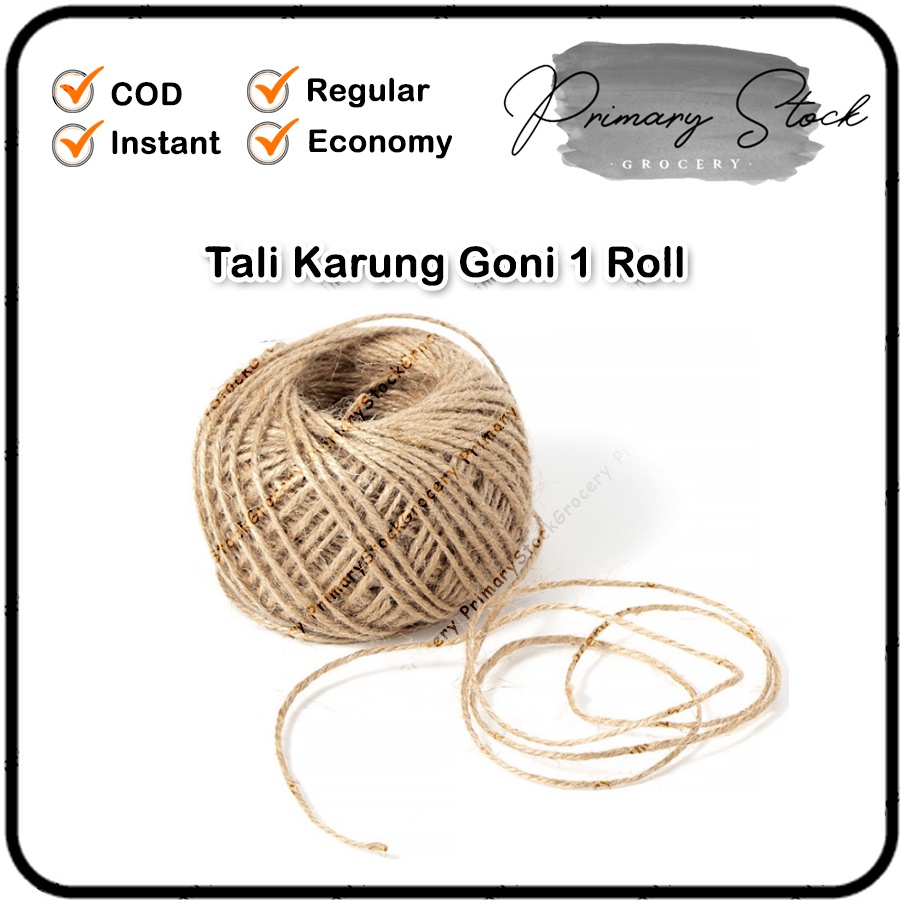 

Tali Goni Rami Besar Roll Warna Tali Karung Untuk Kerajinan Panjang 40 Meter