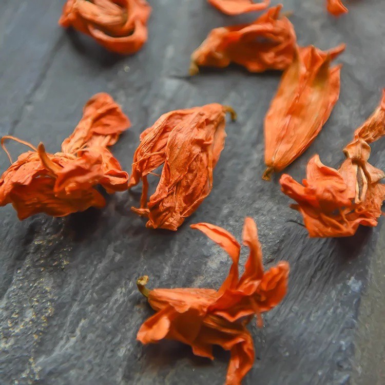 

50gr - Dried Orange Lily Flower Tea - Easter Lily - TFG tea