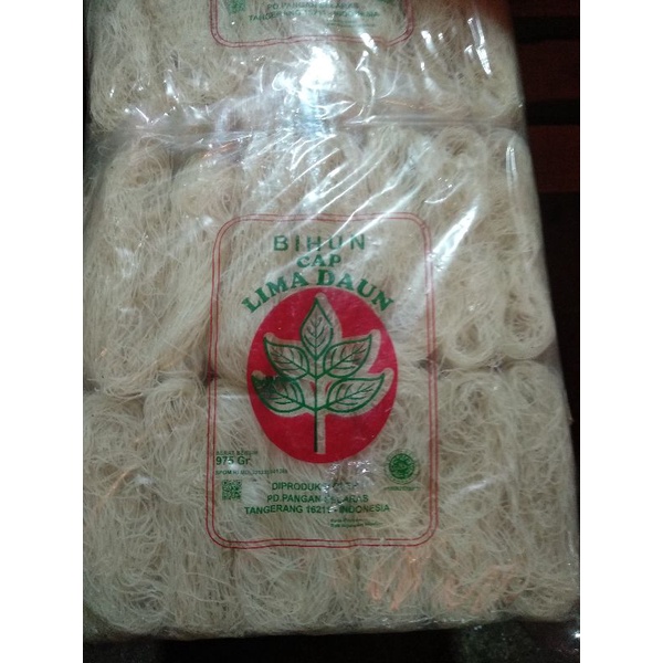 

Bihun Beras lima daun 1 pak isi 14pcs