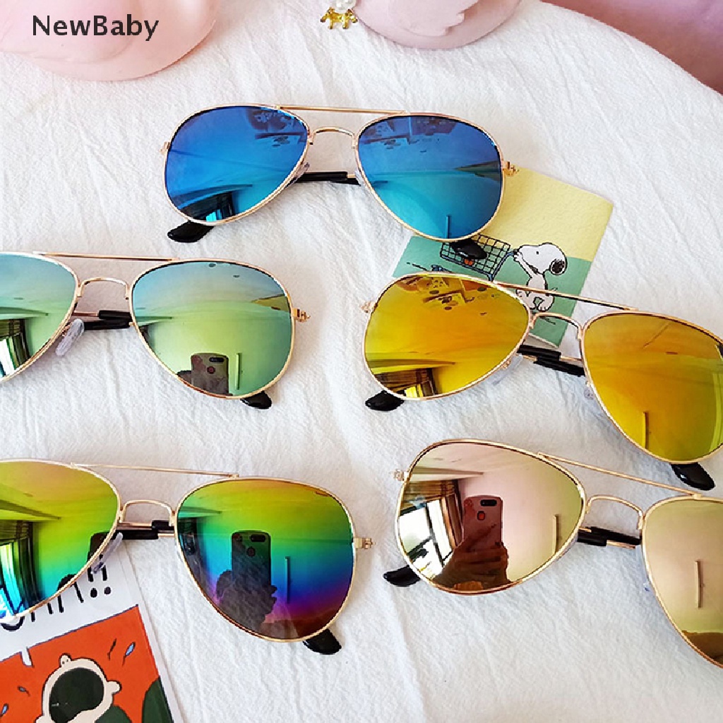 Kacamata Hitam Aviator UV400 Klasik Untuk Anak Unisexlakilakiperempuan