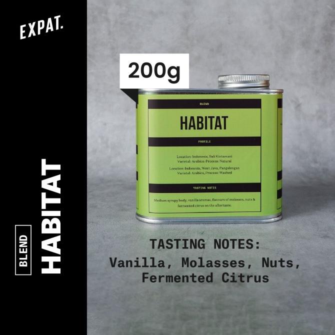

Expat Roasters Habitat Espresso Medium Roast Biji Kopi Arabika 200gr