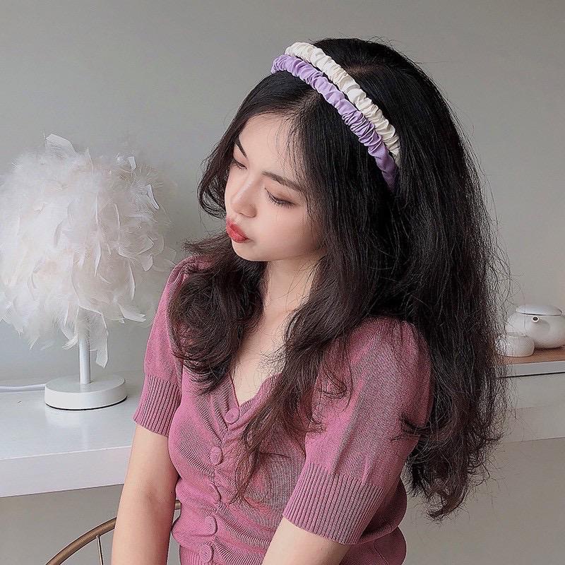 Bandana Kerut Fashion Korea Bando Scrunchie