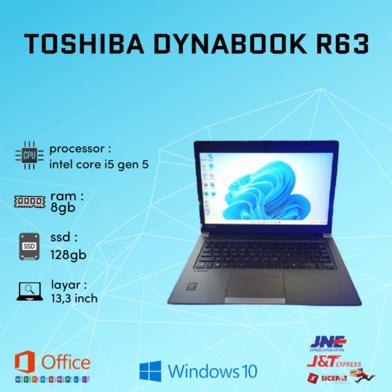 Jual LAPTOP TOSHIBA dynabook R63 i5 RAM 8GB SSD 128GB | Shopee Indonesia
