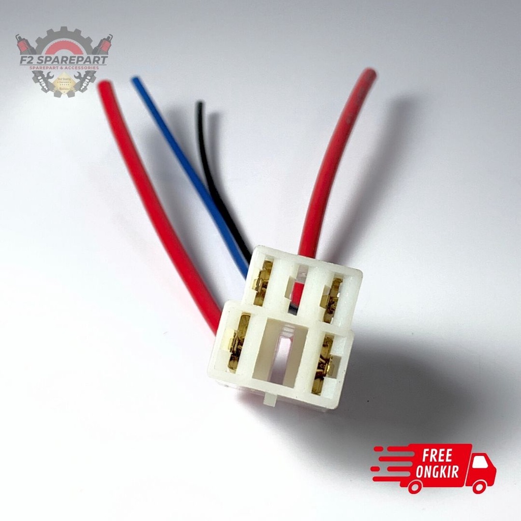SOKET KABEL BANDIK STATER ALLMOTOR (BEAT,VARIO,SCOOPY,MIO,KHARISMA DLL) TERMURAH | SOKET BANDIK | KA