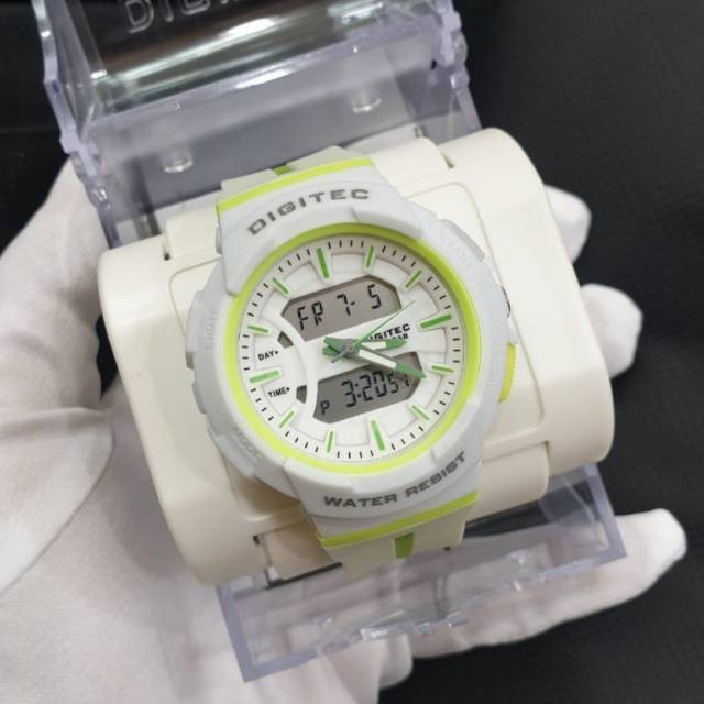 TERBAIK LIMITED COCOK UNTUK NATAL PEREMPUAN MURAH// Jam Tangan Digitec DG 3116 Double Time Tali
