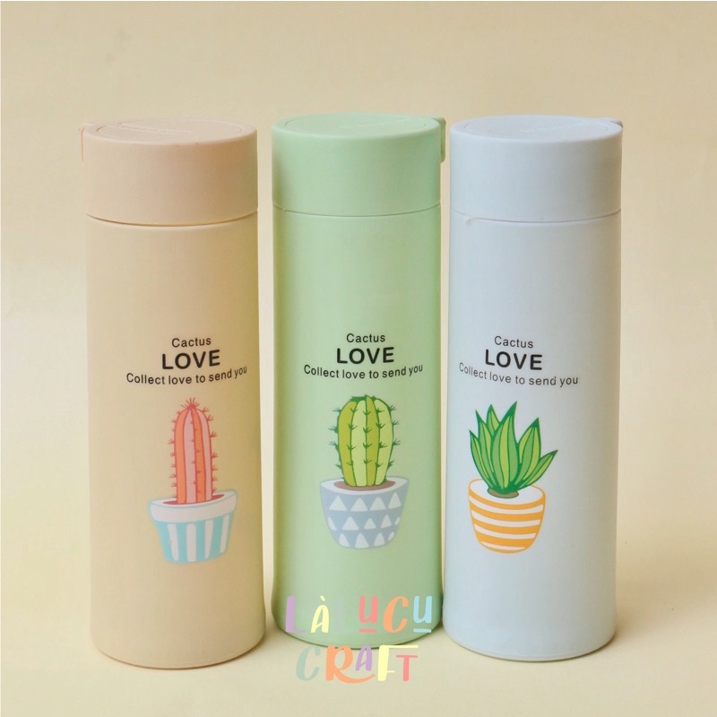 Botol Kaca Kaktus / Botol Minum Kaktus