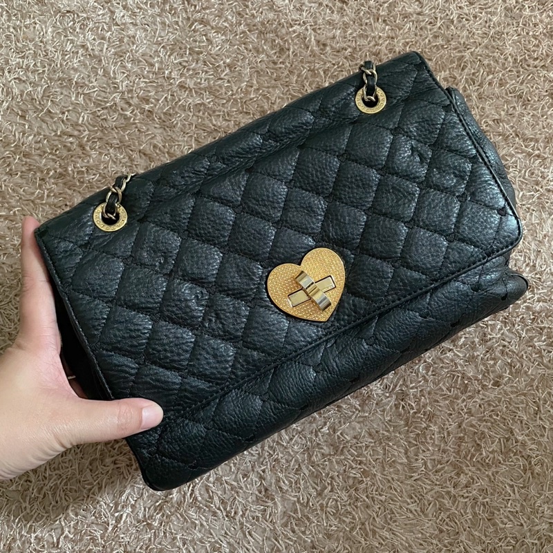 PRELOVED TAS RANTAI LOVCAT KULIT ASLI