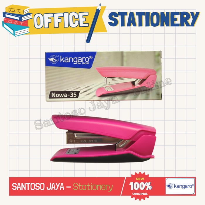 

Stapler KANGARO Nowa-35 - Stepler 24/6-26/6 - Jepretan Staples NOWA35