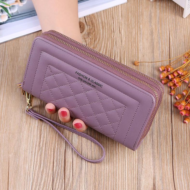 Px 641 Dpmpet Panjang Wanita 2 Ruang (2 Resleting) - Dompet Import Kualitas Premium - Dompet Cantik 