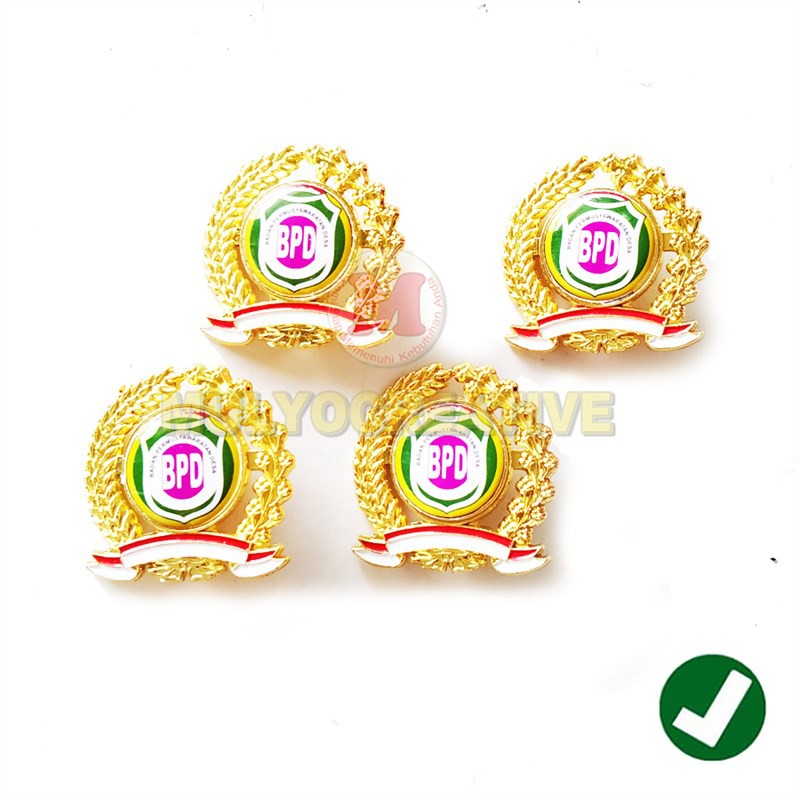 Pin Logo BPD Model Magnet Murah Pin Bros BPD Desa Atribut Kerja