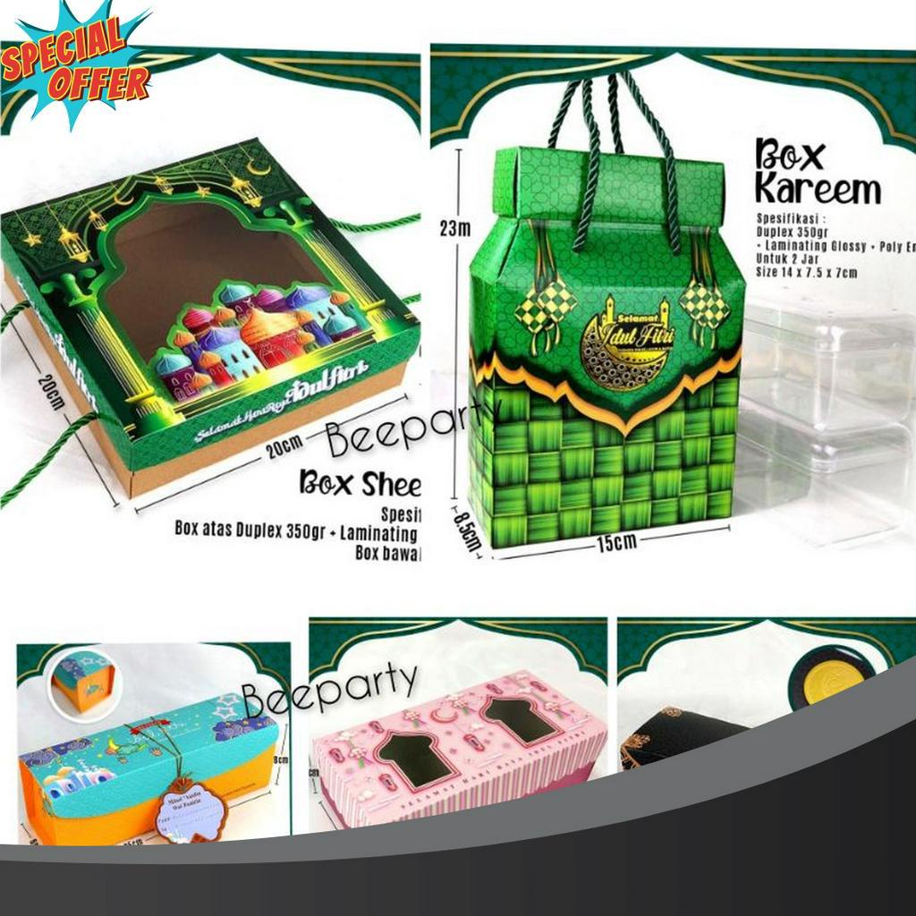 

KUALITAS OKE Box Lebaran idul fitri cake cookies boxsouvenir hampers