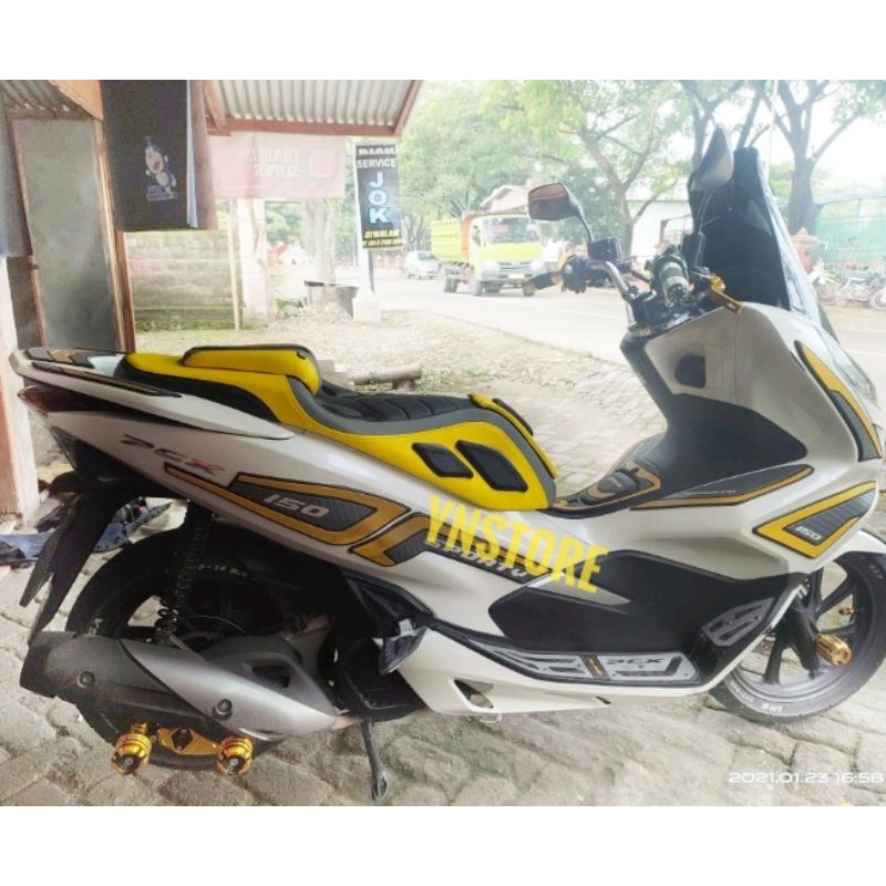 Cover Jok Pcx 160 Variasi Pcx 150 Sarung Jok Custom Kulit Mbtech