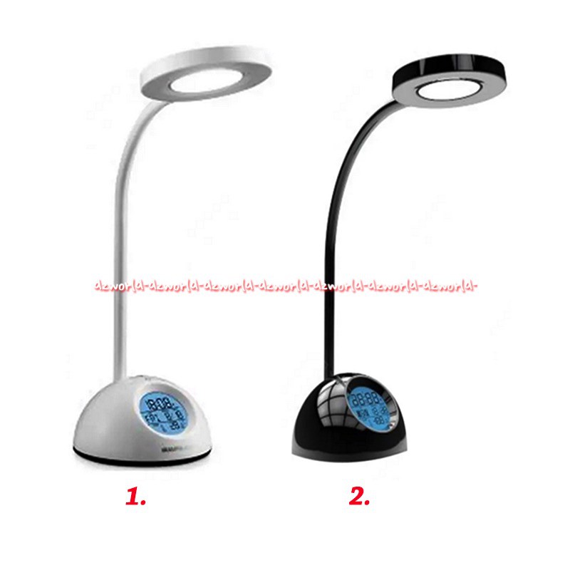 Eglare Desk Lamp Lampu Meja Led Bulat Caldim Putih Hitam Eklare