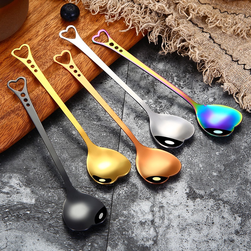 KIYOTE Sendok Kue Teh Dessert Unik Cantik / Cake Tea Spoon Stainless