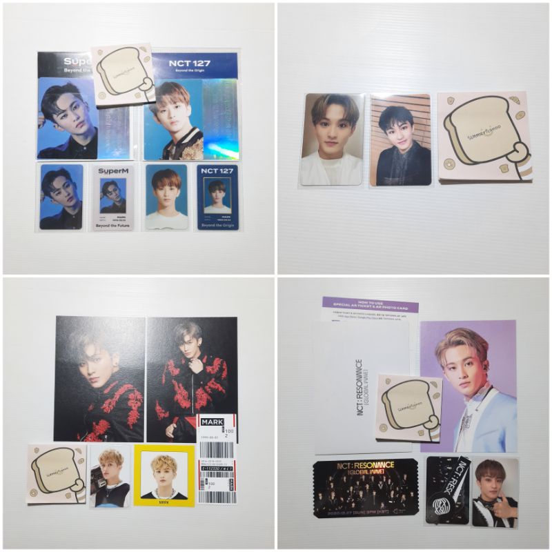 [FULLSET] Official Photocard Mark Beyond Live Deco Hologram Sticker ID Card PC Holo NCT Dream 127 Su