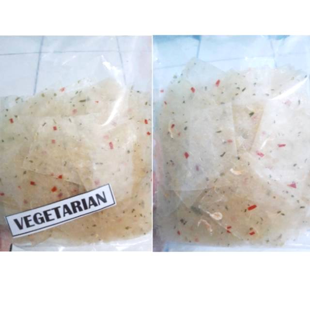 

Opak Mentah Siantar Homemade [ Opak Ebi / Vegetarian ]