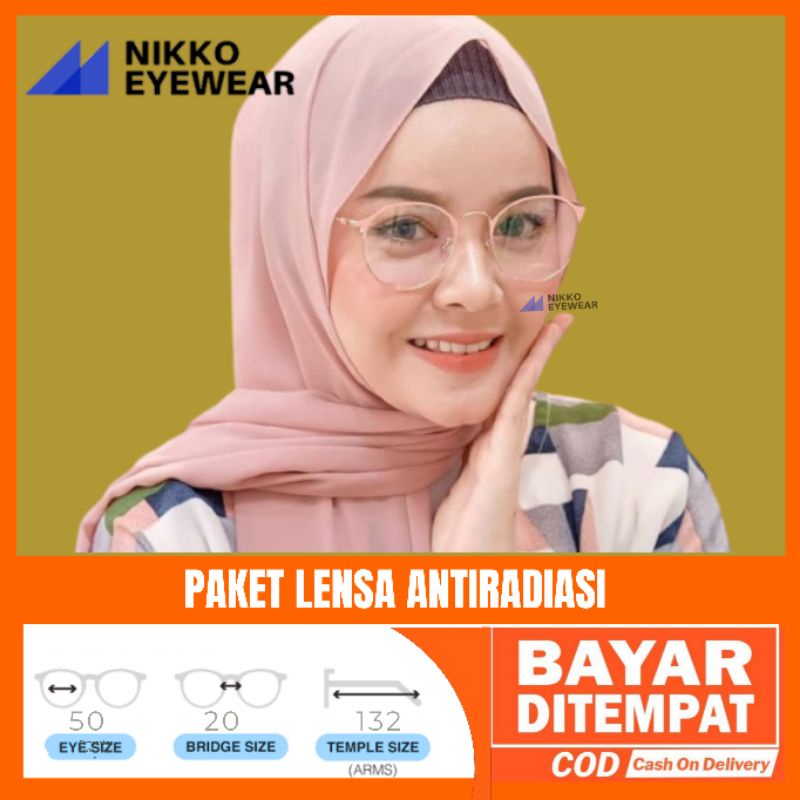 Frame Kacamata 1301, Gratis Lensa Minus,Kacamata Antiradiasi,Kacamata Baca,Kacamata Korea