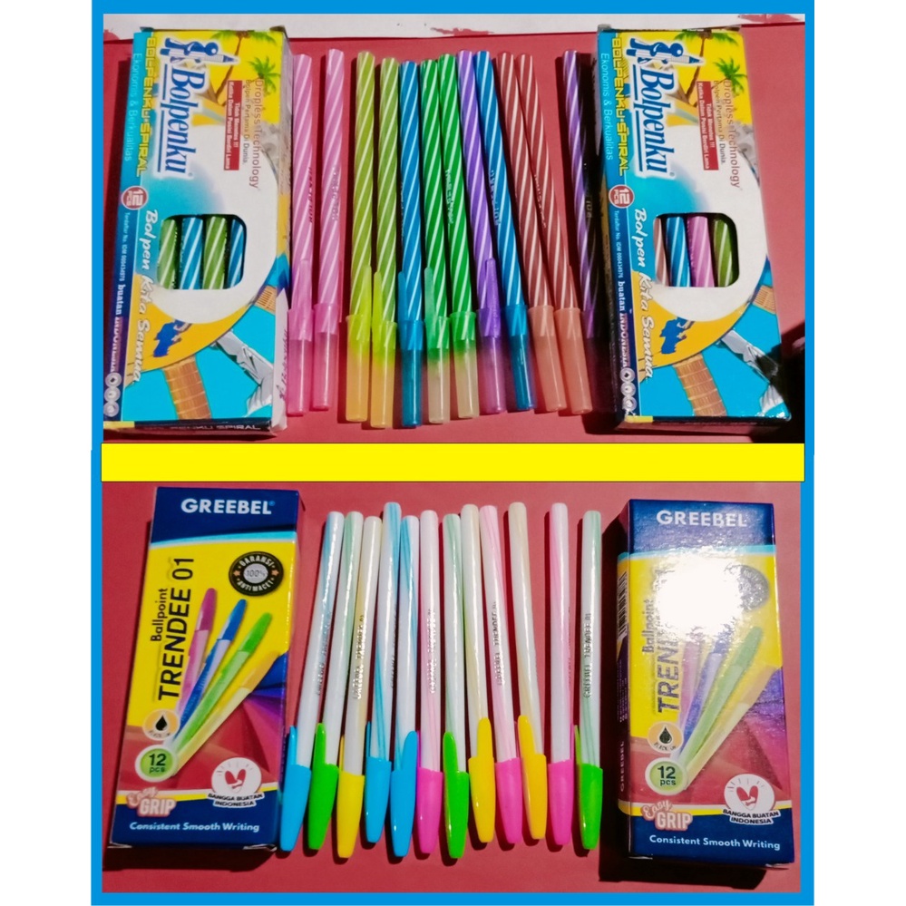 

Bolpoin murah isi 12 pcs