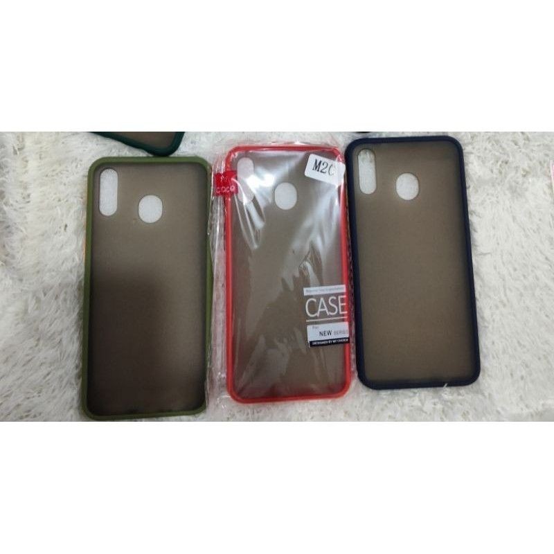 GG - Case Bumper Aero Samsung M20 Candy Matte Hard Hybrid My Choice Dove Samsung M20