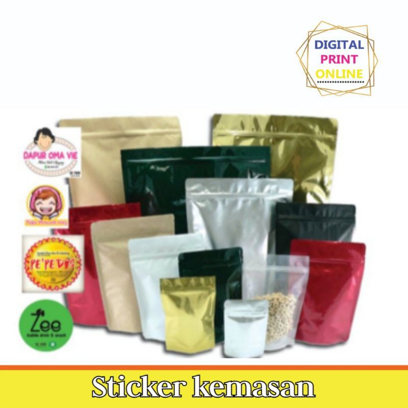 

cetak sticker kemasan | sticker label kemasan | 7×7cm | cromo