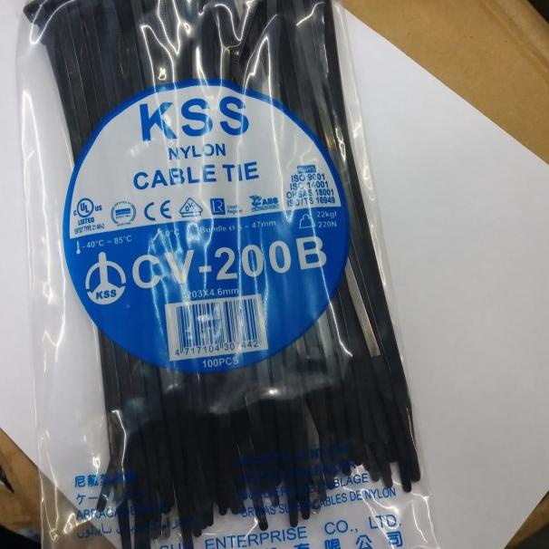 

♔ kabel ties KSS LT200BK 200X4.6/CABLE TIE KSS 20CM ➷
