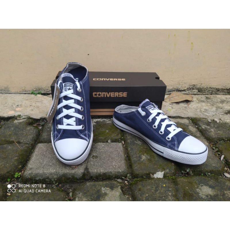 SEPATU ALLSTAR BUSTONG NAVY CLASIK SLIPON SEPATU PRIA WANITA