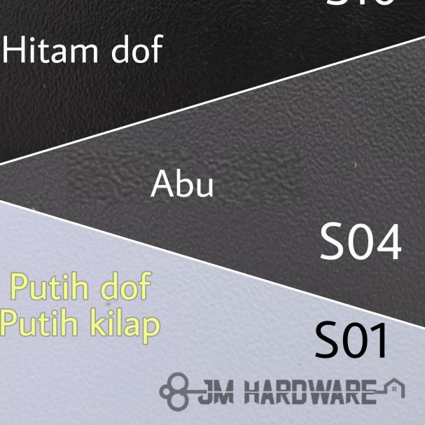 ♜ Deco sheet decosheet PVC sheet tebal pelapis lemari/meja, kayu/triplex - Putih kilap ☉