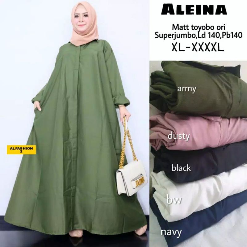 Jubah atau Gamis XXXXL LD 140, PB140 Super Jumbo bahan TOYOBO tebal