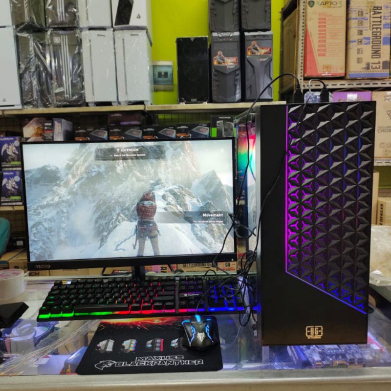 Pc Rakitan Gaming Editing Core I5 6400 Vga 2 Gb Hdd 500 Gb LED 19 Inch