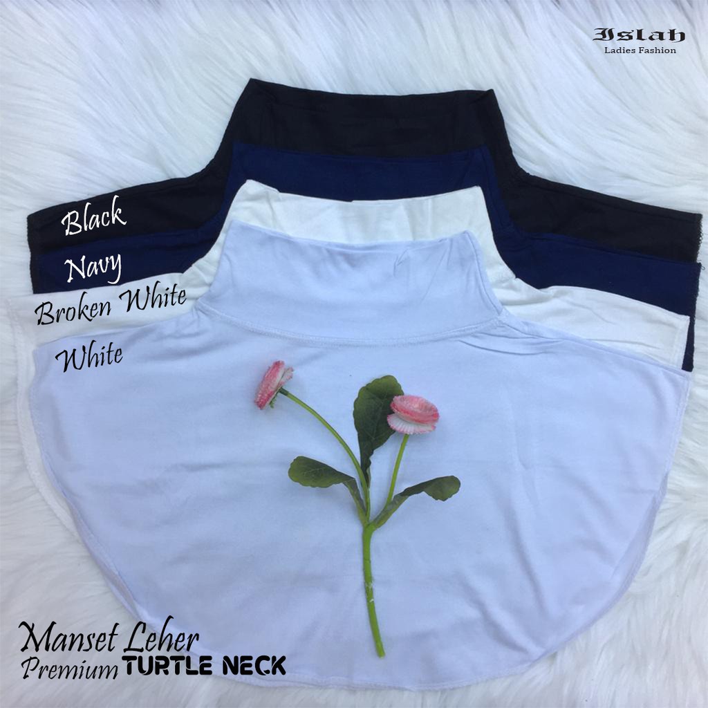 Islah Inner Leher Turtle Neck Rayon Premium / Manset Leher Kaos Premium / Manset Turtle Neck / Atasan Wanita / Inner Dada / Dalaman Wanita / Dalaman Leher / Inner dada / Inner Wanita-2
