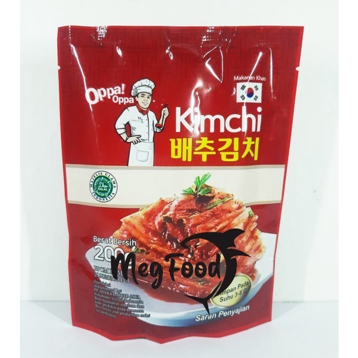 

KIMCHI Sawi Fresh / Kimchi Halal / Kimchi Korea 200G - Makanan Korea