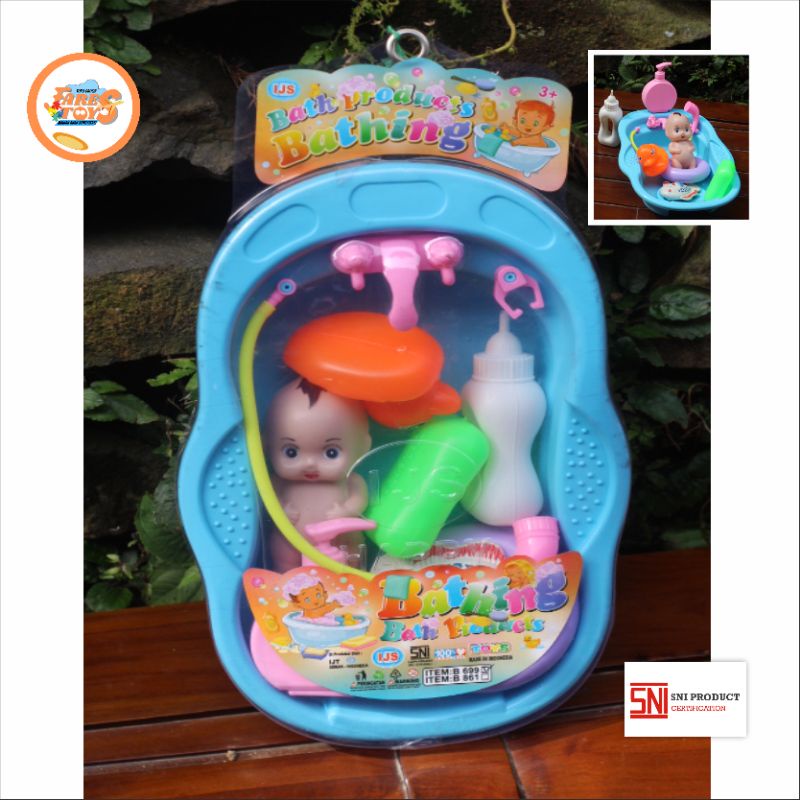 Maianan Bak Mandi Bayi bathub peralatan mandi bayi set