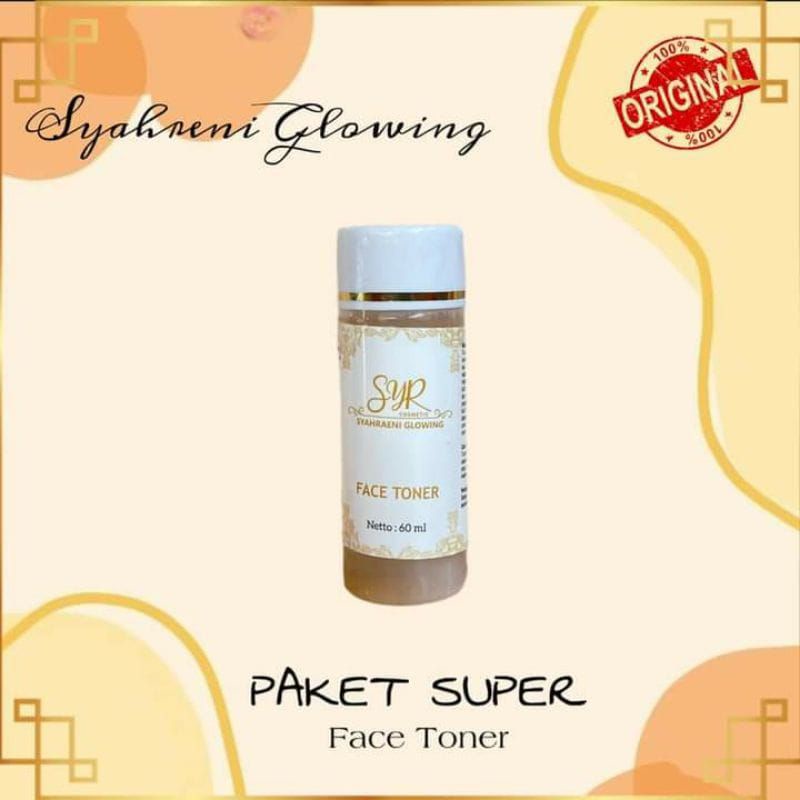 BISA COD BPOM skincare Toner wajah muka syahreni glowing paket super syahraeni original asli ori syr